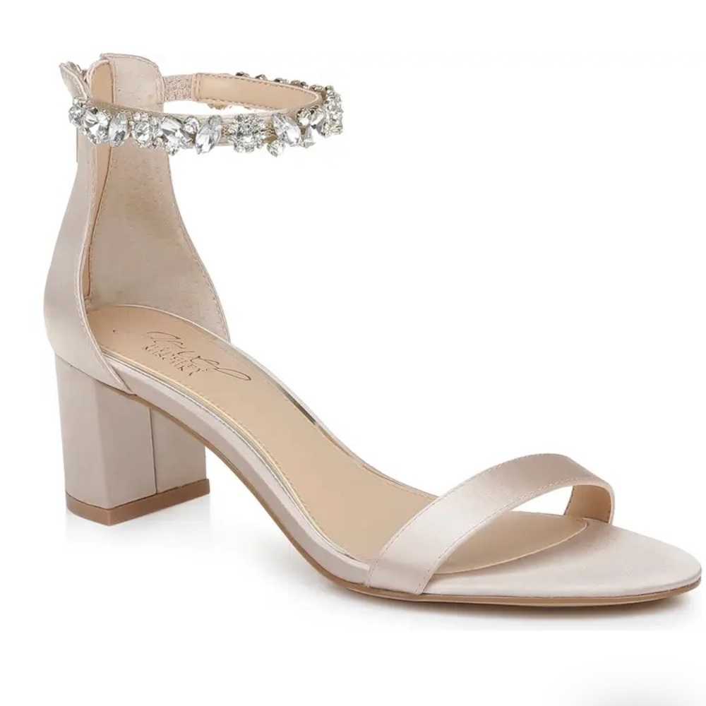 Blush Jewel Badgley Mischka heels